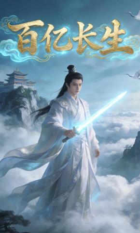 短剧《百亿长生》海报