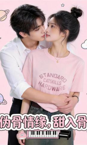 短剧《伪骨情缘，甜入骨》海报