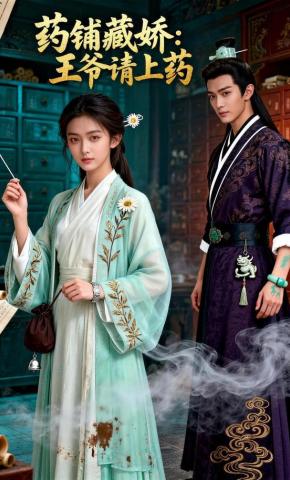 短剧《药铺藏娇：王爷请上药》海报