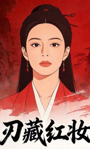 短剧《刃藏红妆》海报