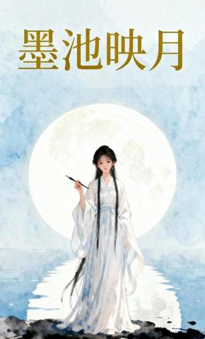 短剧《墨池映月》海报