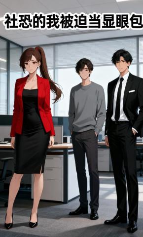 短剧《社恐的我被迫当显眼包》海报
