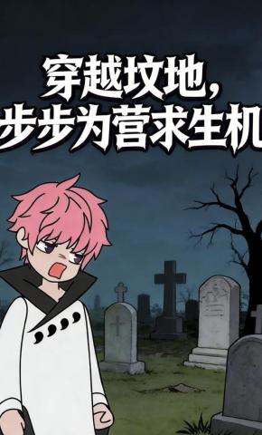 短剧《穿越坟地，步步为营求生机》海报