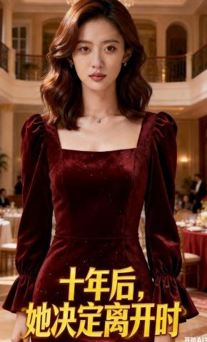 短剧《十年后，她决定离开时》海报