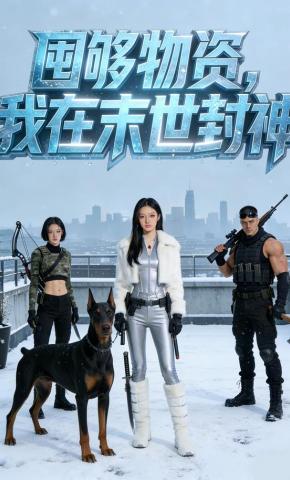 短剧《囤够物资，我在末世封神》海报