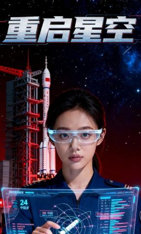 短剧《重启星空》海报