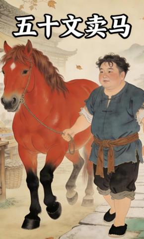 短剧《五十文卖马》海报