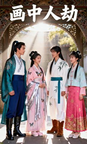 短剧《画中人劫》海报