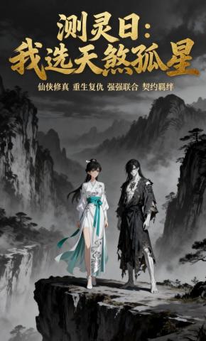 短剧《测灵日：我选天煞孤星》海报
