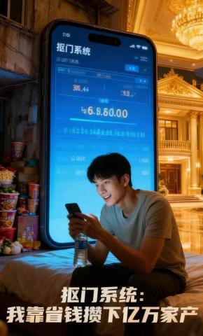 短剧《抠门系统：我靠省钱攒下亿万家产》海报