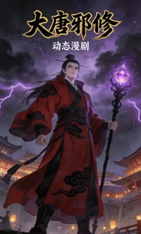 短剧《大唐邪修》海报