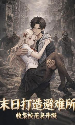 短剧《末日打造避难所，收集校花来升级》海报