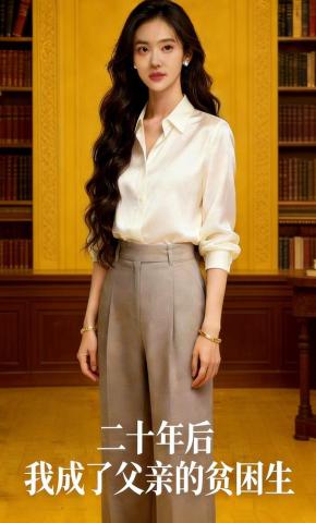 短剧《二十年后，我成了父亲的贫困生》海报