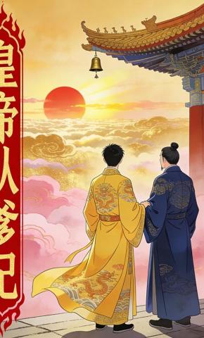 短剧《皇帝认爹记》海报