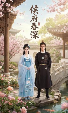 短剧《侯府春深》海报