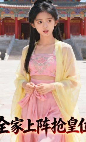 短剧《全家上阵抢皇位》海报