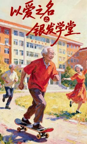 短剧以爱之名之银发学堂海报