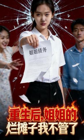 短剧《重生后，姐姐的烂摊子我不管了》海报