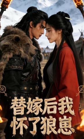 短剧《替嫁后我怀了狼崽》海报