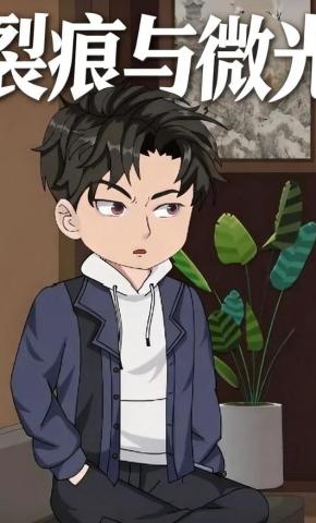 短剧《裂痕与微光》海报