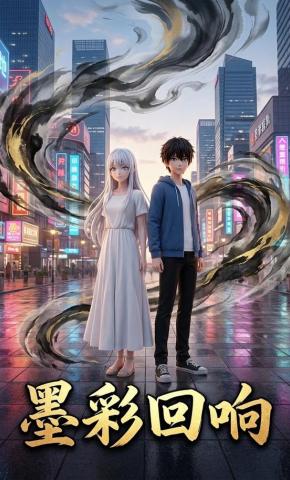 短剧《墨彩回响》海报