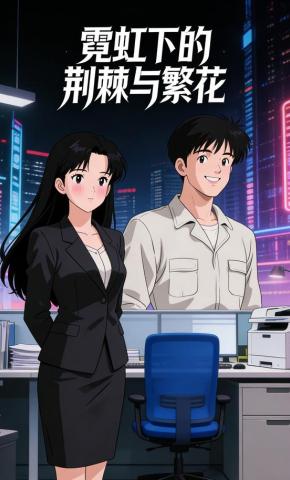 短剧《霓虹下的荆棘与繁花》海报