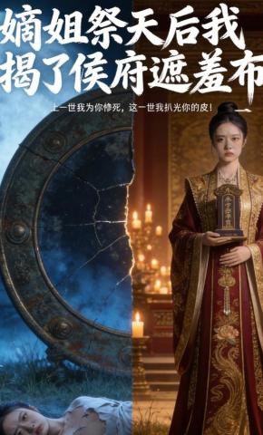 短剧《嫡姐祭天后我揭了侯府遮羞布》海报