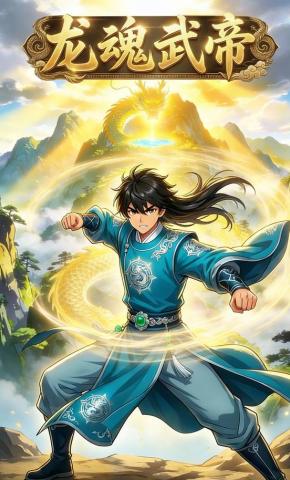 短剧《龙魂武帝》海报