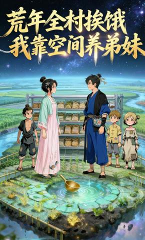 短剧《荒年全村挨饿，我靠空间养弟妹》海报