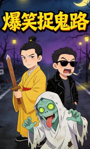 短剧《爆笑捉鬼路》海报