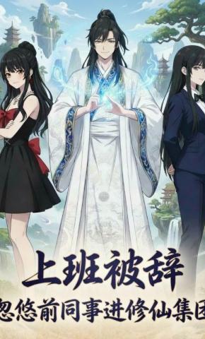 短剧《上班被辞，忽悠前同事进修仙集团》海报