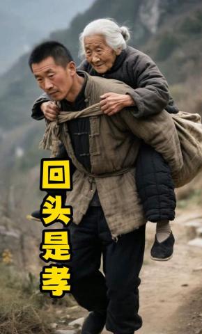 短剧《回头是孝》海报