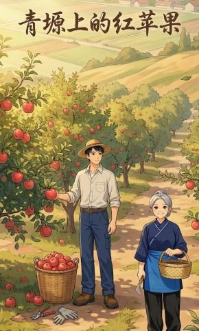 短剧《青塬上的红苹果》海报