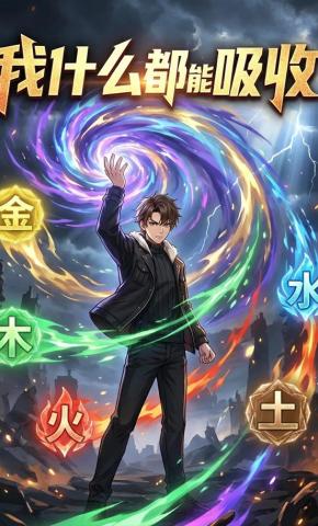 短剧《我什么都能吸收》海报