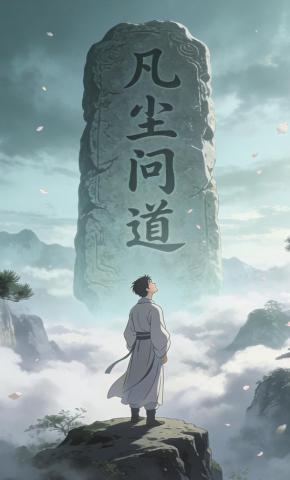 短剧《凡尘问道》海报