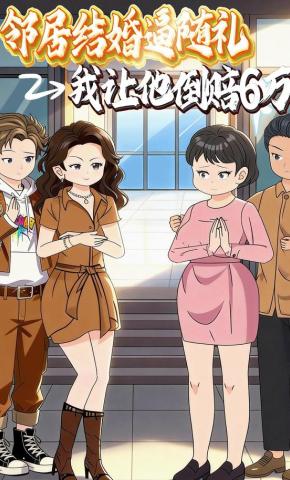 短剧《邻居结婚逼随礼，我让他倒赔6万》海报