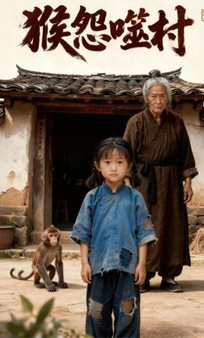 短剧《猴怨噬村》海报