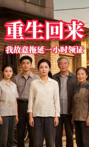 短剧《重生回来，我故意拖延一小时领证》海报