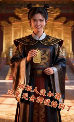 短剧《嫡姐人淡如菊，这免死金牌便给狗了》海报