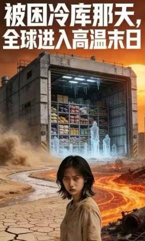 短剧《被困冷库那天，全球进入高温末日》海报