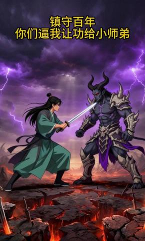 短剧《镇守百年你们逼我让功给小师弟》海报