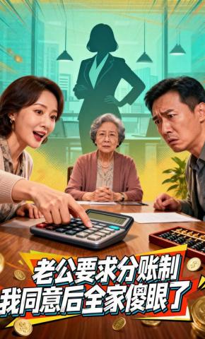短剧《老公要求分账制我同意后全家傻眼了》海报