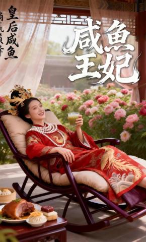 短剧《咸鱼王妃》海报