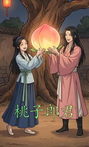 短剧《桃子郎君》海报