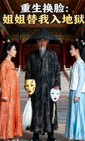 短剧《重生换脸：姐姐替我入地狱》海报
