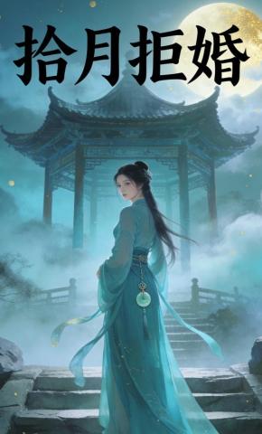 短剧《拾月拒婚》海报