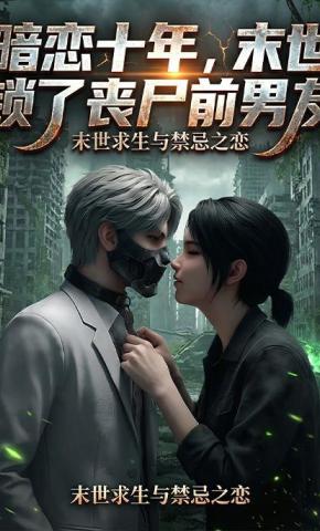 短剧《暗恋十年，末世锁了丧尸前男友》海报