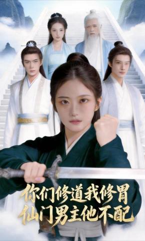 短剧《你们修道我修胃 仙门男主他不配》海报