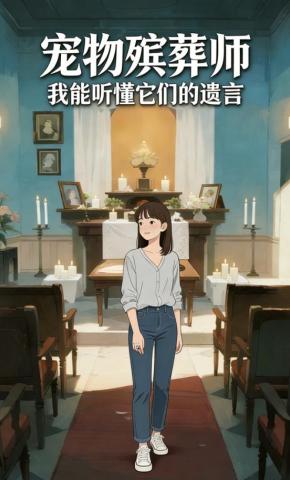 短剧《宠物殡葬师：我能听懂它们的遗言》海报