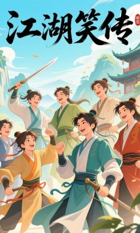 短剧《江湖笑传》海报